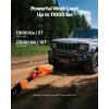 image:imageVEVOR 10 T Winch Snatch Block 22000 lbs Capacity Block and Tackle Pulley System Work with 04  055 Rope Winch Hook Accessories Heavy Duty Offroad Recovery Accessory for Truck Tractor ATV UTV51x102