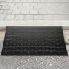 image:imageVEVOR 3 Rise Rubber Threshold Ramp 3 Channels Cord Cover Door Ramp NoSlip Surface 2200 Lbs Load Capacity Rubber Ramp for for Home Doorways Driveways Curb Home Steps 418 L x 24 W x 3 H 53lbs418L x 24W x 4H