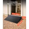 image:imageVEVOR 3 Rise Rubber Threshold Ramp 3 Channels Cord Cover Door Ramp NoSlip Surface 2200 Lbs Load Capacity Rubber Ramp for for Home Doorways Driveways Curb Home Steps 418 L x 24 W x 3 H 53lbs418 L x 24 W x 3 H