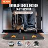 image:imageVEVOR 3 Rise Rubber Threshold Ramp 356 Wide Wheelchair Ramp Doorway Natural Curb Ramp 33069Lbs Load Capacity NonSlip Textured Surface Rubber Curb Ramp for Wheelchair and ScooterBlack