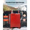 image:imageVEVOR 30 Gallon Gas Caddy  Portable Fuel Storage Tank with 2 Wheels amp Manual Transfer Pump Diesel amp Gasoline Fuel Container for Cars Lawn Mowers ATVs Boats Black20 Gallon