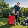 image:imageVEVOR 30 Gallon Gas Caddy  Portable Fuel Storage Tank with 2 Wheels amp Manual Transfer Pump Diesel amp Gasoline Fuel Container for Cars Lawn Mowers ATVs Boats Black20 Gallon