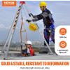 image:imageVEVOR Confined Space Tripod Kit 1800 lbs Winch Confined Space Tripod 7 Legs and 98 Cable Confined Space Rescue Tripod 328 Fall Protection Harness Storage Bag for Traditional Confined Spaces1800lbs 98ft w Harness