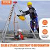 image:imageVEVOR Confined Space Tripod Kit 1800 lbs Winch Confined Space Tripod 7 Legs and 98 Cable Confined Space Rescue Tripod 328 Fall Protection Harness Storage Bag for Traditional Confined Spaces2600lbs 98ft w Harness