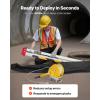 image:imageVEVOR Confined Space Tripod Kit 1800 lbs Winch Confined Space Tripod 7 Legs and 98 Cable Confined Space Rescue Tripod 328 Fall Protection Harness Storage Bag for Traditional Confined Spaces1800lbs 65ft
