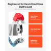 image:imageVEVOR Confined Space Tripod Kit 1800 lbs Winch Confined Space Tripod 7 Legs and 98 Cable Confined Space Rescue Tripod 328 Fall Protection Harness Storage Bag for Traditional Confined Spaces1800lbs 65ft
