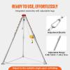 image:imageVEVOR Confined Space Tripod Kit 1800 lbs Winch Confined Space Tripod 7 Legs and 98 Cable Confined Space Rescue Tripod 328 Fall Protection Harness Storage Bag for Traditional Confined Spaces1200lbs 98ft