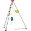 image:imageVEVOR Confined Space Tripod Kit 1800 lbs Winch Confined Space Tripod 7 Legs and 98 Cable Confined Space Rescue Tripod 328 Fall Protection Harness Storage Bag for Traditional Confined Spaces1200lbs 98ft