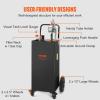 image:imageVEVOR Fuel Caddy 35 Gallon Gas Storage Tank on 4 Wheels with Manual Transfer Pump Gasoline Diesel Fuel Container for Cars Lawn Mowers ATVs Boats amp More RedBlack