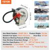 image:imageVEVOR Fuel Hose Reel 1 x 50 Extra Long Retractable Diesel Hose Reel HeavyDuty Carbon Steel Construction with Automatic Fuel Nozzle NBR Rubber Hose for Aircraft Ship Vehicle Tank Truck 300 PSI34 60 Ft