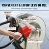 image:imageVEVOR Fuel Hose Reel 1 x 50 Extra Long Retractable Diesel Hose Reel HeavyDuty Carbon Steel Construction with Automatic Fuel Nozzle NBR Rubber Hose for Aircraft Ship Vehicle Tank Truck 300 PSI34 60 Ft