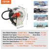 image:imageVEVOR Fuel Hose Reel 1 x 50 Extra Long Retractable Diesel Hose Reel HeavyDuty Carbon Steel Construction with Automatic Fuel Nozzle NBR Rubber Hose for Aircraft Ship Vehicle Tank Truck 300 PSI1 50 Ft