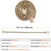image:imageVEVOR G80 Transport Binder Chain 516 x 142 Tow Chain with Clevis Grab Hooks 4900 lbs Safe Working Load Heavy Duty Trailer Logging Chain for Transporting Towing Truck Tie Down Binding Equipment1 Pack