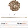 image:imageVEVOR G80 Transport Binder Chain 516 x 142 Tow Chain with Clevis Grab Hooks 4900 lbs Safe Working Load Heavy Duty Trailer Logging Chain for Transporting Towing Truck Tie Down Binding Equipment1 Pack