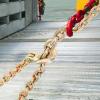 image:imageVEVOR G80 Transport Binder Chain 516 x 142 Tow Chain with Clevis Grab Hooks 4900 lbs Safe Working Load Heavy Duty Trailer Logging Chain for Transporting Towing Truck Tie Down Binding Equipment1 Pack