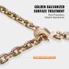 image:imageVEVOR G80 Transport Binder Chain 516 x 142 Tow Chain with Clevis Grab Hooks 4900 lbs Safe Working Load Heavy Duty Trailer Logging Chain for Transporting Towing Truck Tie Down Binding Equipment1 Pack