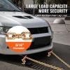 image:imageVEVOR G80 V Bridle Chain 516 x 3 Towing Chain Bridle with R Hooks T Hooks J Hooks and Grab Hooks Transport Tow Chain Bridle with 10800 lbs Safe Working Load for Flatbed Truck Wrecker Recovery516Inch x 3FT