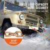 image:imageVEVOR G80 V Bridle Chain 516 x 3 Towing Chain Bridle with R Hooks T Hooks J Hooks and Grab Hooks Transport Tow Chain Bridle with 10800 lbs Safe Working Load for Flatbed Truck Wrecker Recovery516Inch x 2FT