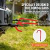 image:imageVEVOR G80 V Bridle Chain 516 x 3 Towing Chain Bridle with R Hooks T Hooks J Hooks and Grab Hooks Transport Tow Chain Bridle with 10800 lbs Safe Working Load for Flatbed Truck Wrecker Recovery38Inch x 3FT