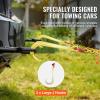 image:imageVEVOR G80 V Bridle Chain 516 x 3 Towing Chain Bridle with R Hooks T Hooks J Hooks and Grab Hooks Transport Tow Chain Bridle with 10800 lbs Safe Working Load for Flatbed Truck Wrecker Recovery516Inch x 2FT