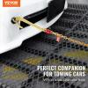 image:imageVEVOR G80 V Bridle Chain 516 x 3 Towing Chain Bridle with R Hooks T Hooks J Hooks and Grab Hooks Transport Tow Chain Bridle with 10800 lbs Safe Working Load for Flatbed Truck Wrecker Recovery516Inch x 6FT