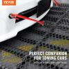 image:imageVEVOR G80 V Bridle Chain 516 x 3 Towing Chain Bridle with R Hooks T Hooks J Hooks and Grab Hooks Transport Tow Chain Bridle with 10800 lbs Safe Working Load for Flatbed Truck Wrecker Recovery38Inch x 3FT