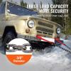 image:imageVEVOR G80 V Bridle Chain 516 x 3 Towing Chain Bridle with R Hooks T Hooks J Hooks and Grab Hooks Transport Tow Chain Bridle with 10800 lbs Safe Working Load for Flatbed Truck Wrecker Recovery38Inch x 3FT