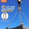 image:imageVEVOR Grade 30 Chain 14 Inch by 100Ft Length Grade 30 Proof Coil Chain Zinc Plated Grade 30 Chain for Towing Logging Agriculture and Guard Rails18 Inch x 100 Ft