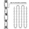 image:imageVEVOR Grade 30 Chain 14 Inch by 100Ft Length Grade 30 Proof Coil Chain Zinc Plated Grade 30 Chain for Towing Logging Agriculture and Guard Rails316 Inch x 100 Ft