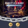 image:imageVEVOR Grade 30 Chain 14 Inch by 100Ft Length Grade 30 Proof Coil Chain Zinc Plated Grade 30 Chain for Towing Logging Agriculture and Guard Rails516 Inch x 92 Ft