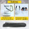 image:imageVEVOR Hydraulic Hose 50 Feet Rubber Hydraulic Hoses with 2 HighTensile Steel Wire Braid Inner Diameter 12 Inch 5000 PSI Max Bulk Hydraulic Hose 40 F to 250 F Hydraulic Oil Flexible Hose50 FT