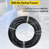 image:imageVEVOR Hydraulic Hose 50 Feet Rubber Hydraulic Hoses with 2 HighTensile Steel Wire Braid Inner Diameter 12 Inch 5000 PSI Max Bulk Hydraulic Hose 40 F to 250 F Hydraulic Oil Flexible Hose328 FT