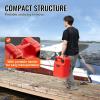 image:imageVEVOR Marine Tank 634Gallon24L Portable Tank with 98ft Hose Gauge for Outboard Engine Yacht Fishing Deck Boat Red
