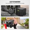image:imageVEVOR Portable Diesel Tank 116 Gallon Capacity amp 10 GPM Flow Rate Diesel Fuel with 12V Electric Transfer Pump and 131ft Rubber Hose PE Transfer Tank for Easy Fuel Transportation GrayBlack