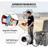 image:imageVEVOR Portable Diesel Tank 116 Gallon Capacity amp 10 GPM Flow Rate Diesel Fuel with 12V Electric Transfer Pump and 131ft Rubber Hose PE Transfer Tank for Easy Fuel Transportation GrayGrey