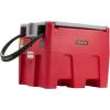 image:imageVEVOR Portable Diesel Tank 116 Gallon Capacity amp 10 GPM Flow Rate Diesel Fuel with 12V Electric Transfer Pump and 131ft Rubber Hose PE Transfer Tank for Easy Fuel Transportation GrayRed