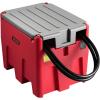 image:imageVEVOR Portable Diesel Tank 58 Gallon Capacity amp 10 GPM Flow Rate Fuel Tank with 12V Electric Transfer Pump and 131ft Rubber Hose PE Diesel Transfer Tank for Easy Fuel Transportation RedRed