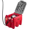 image:imageVEVOR Portable Diesel Tank 58 Gallon Capacity amp 10 GPM Flow Rate Fuel Tank with 12V Electric Transfer Pump and 131ft Rubber Hose PE Diesel Transfer Tank for Easy Fuel Transportation RedRed