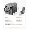 image:imageVEVOR Portable Diesel Tank 58 Gallon Capacity amp 10 GPM Flow Rate Fuel Tank with 12V Electric Transfer Pump and 131ft Rubber Hose PE Diesel Transfer Tank for Easy Fuel Transportation RedGray