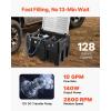 image:imageVEVOR Portable Diesel Tank 58 Gallon Capacity amp 10 GPM Flow Rate Fuel Tank with 12V Electric Transfer Pump and 131ft Rubber Hose PE Diesel Transfer Tank for Easy Fuel Transportation RedBlack
