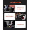image:imageVEVOR Portable Diesel Tank 58 Gallon Capacity amp 10 GPM Flow Rate Fuel Tank with 12V Electric Transfer Pump and 131ft Rubber Hose PE Diesel Transfer Tank for Easy Fuel Transportation RedBlack