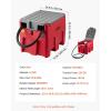 image:imageVEVOR Portable Diesel Tank 58 Gallon Capacity amp 10 GPM Flow Rate Fuel Tank with 12V Electric Transfer Pump and 131ft Rubber Hose PE Diesel Transfer Tank for Easy Fuel Transportation RedRed