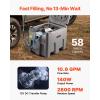 image:imageVEVOR Portable Diesel Tank 58 Gallon Capacity amp 10 GPM Flow Rate Fuel Tank with 12V Electric Transfer Pump and 131ft Rubber Hose PE Diesel Transfer Tank for Easy Fuel Transportation RedGray