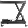 image:imageVEVOR TFD80 Hydraulic Lift Table Cart 1760lbs Capacity 59 with 4 Wheels and NonSlip Pad for Material Handling and Transportation OrangeBlack