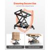 image:imageVEVOR TFD80 Hydraulic Lift Table Cart 1760lbs Capacity 59 with 4 Wheels and NonSlip Pad for Material Handling and Transportation OrangeBlack
