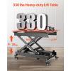 image:imageVEVOR TFD80 Hydraulic Lift Table Cart 1760lbs Capacity 59 with 4 Wheels and NonSlip Pad for Material Handling and Transportation OrangeBlack