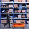 image:imageVEVOR TFD80 Hydraulic Lift Table Cart 1760lbs Capacity 59 with 4 Wheels and NonSlip Pad for Material Handling and Transportation OrangeOrange