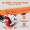 image:imageVEVOR TFD80 Hydraulic Lift Table Cart 1760lbs Capacity 59 with 4 Wheels and NonSlip Pad for Material Handling and Transportation OrangeOrange