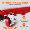image:imageVEVOR TFD80 Hydraulic Lift Table Cart 1760lbs Capacity 59 with 4 Wheels and NonSlip Pad for Material Handling and Transportation OrangeRed