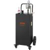 image:imageVEVOR Fuel Caddy 35 Gallon Gas Storage Tank on 4 Wheels with Manual Transfer Pump Gasoline Diesel Fuel Container for Cars Lawn Mowers ATVs Boats amp More RedBlack